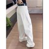 Plus Size High Waist Slimming Straight Leg Jeans – Summer 2025 Versatile Loose Wide Leg Pants for Women