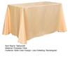 Solid Color Design Wrinkle-Resistant Lace Detail Conference Room Table Cover