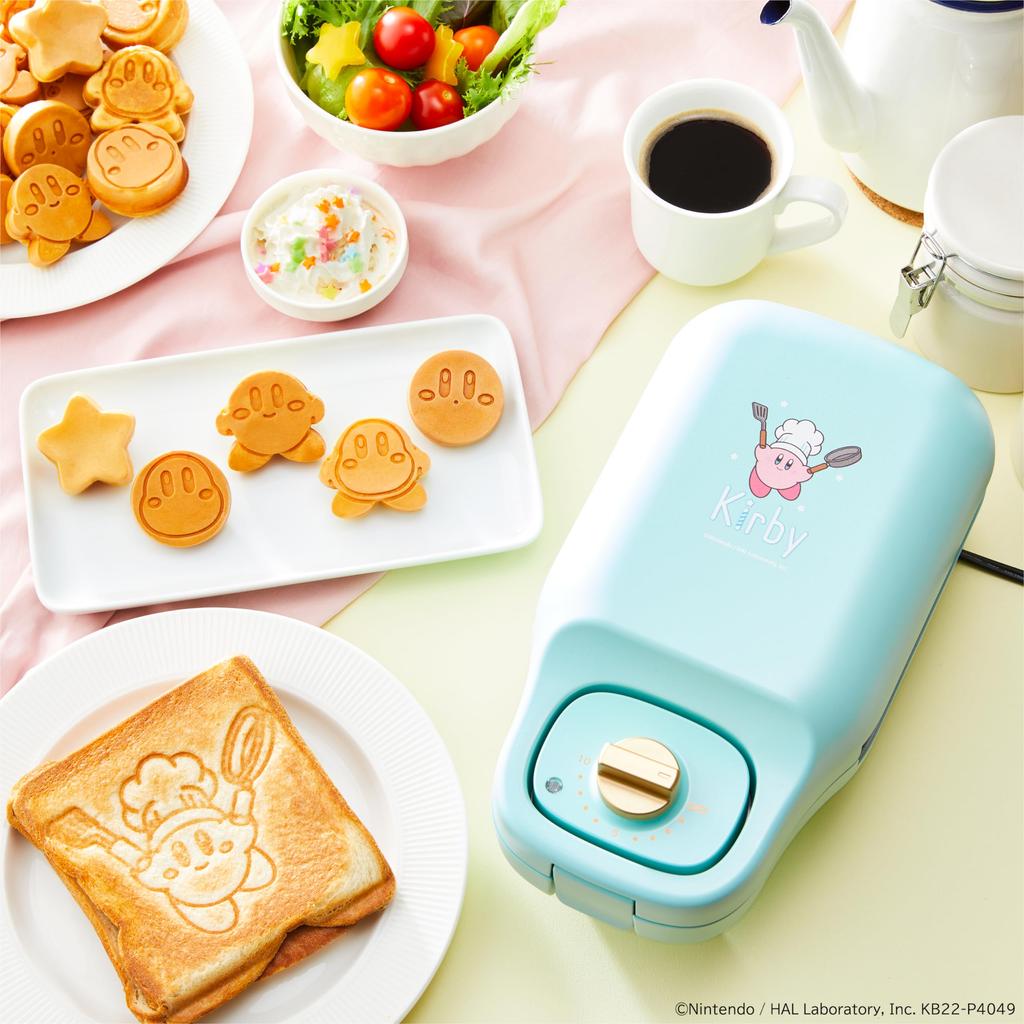 Golden Chara Maker Dream Land Hot Sandwiches and Mini Cakes Can Be Baked Multi-Sand Kirby's 2-in-1 ``Kirby's Star'' KM-CM75-KB