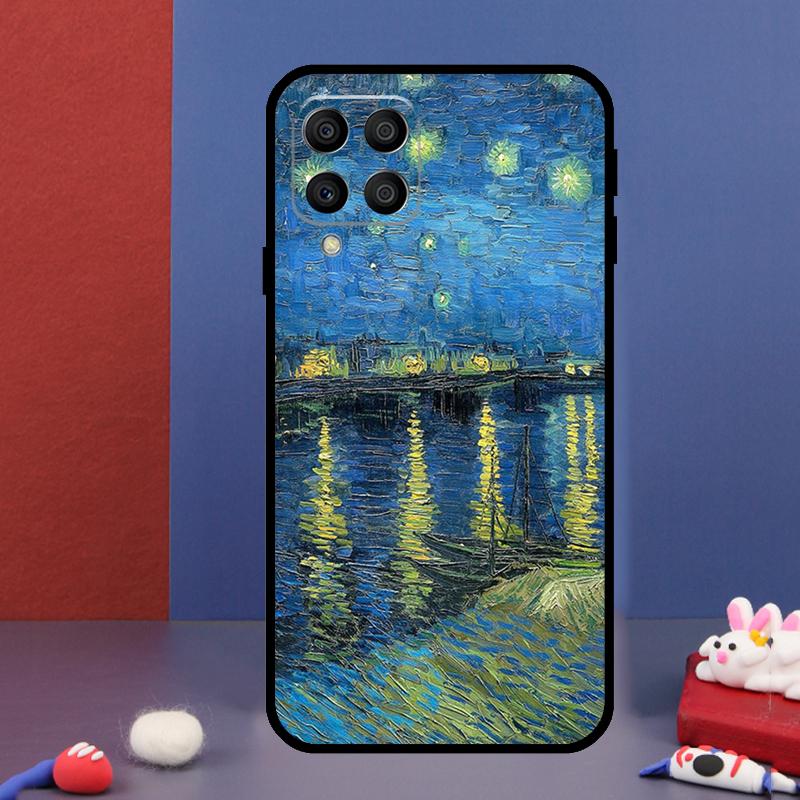 Ван Гог Звездная ночь Для Samsung Galaxy M12 M13 M33 M23 M53 M15 M55 M31 M51 M14 M34 M54 M20 M32 M52 Чехол для телефона