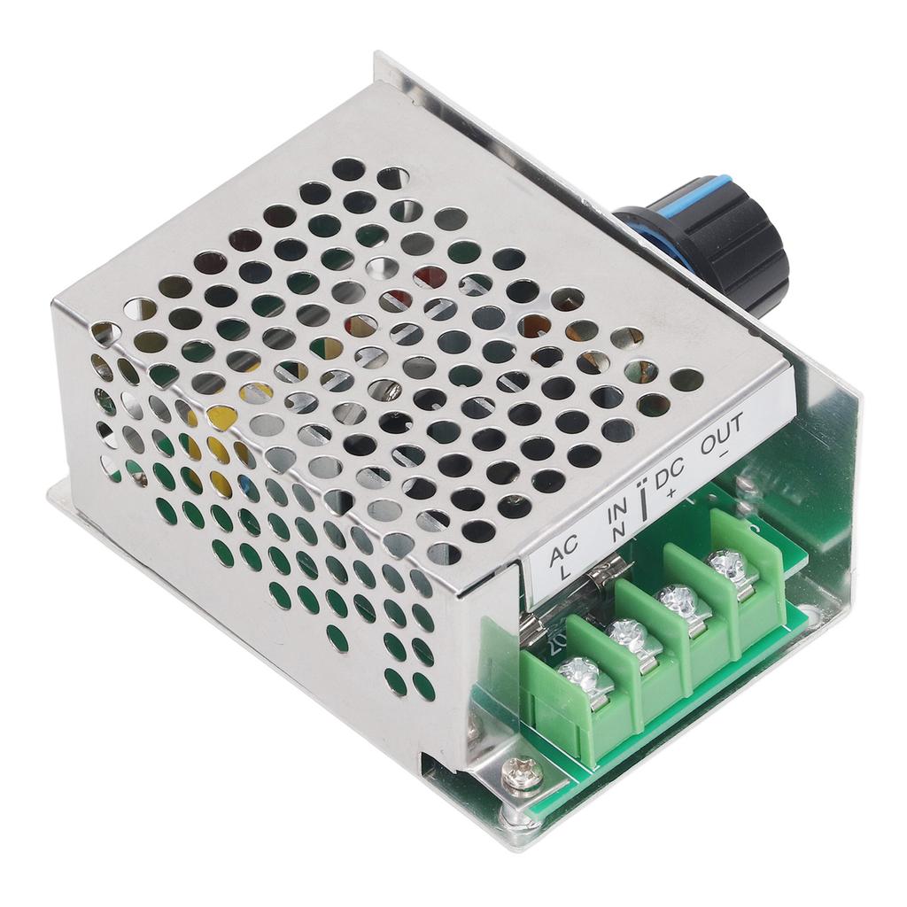 DC Motor Speed Regulator 10A Switch Brush Motor Speed Controller AC220V Input DC10?210V Output