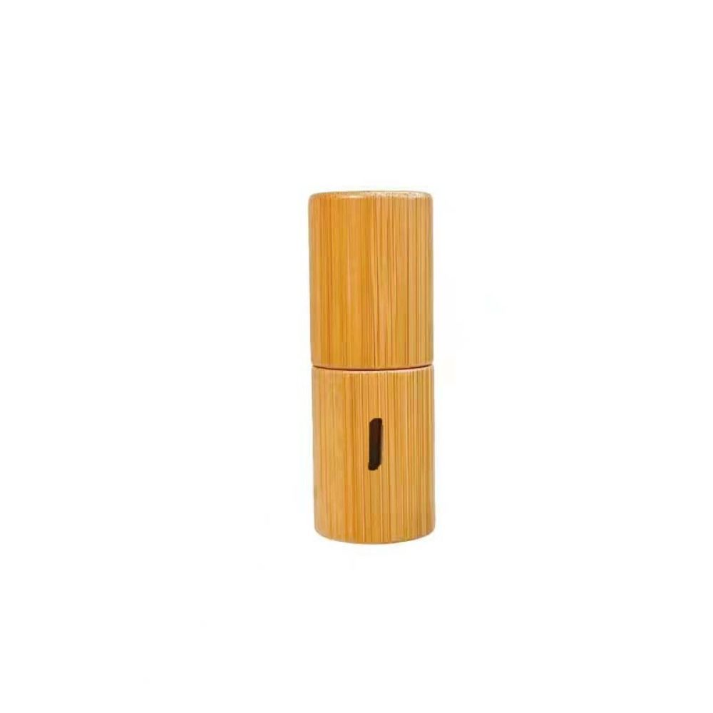 3/5/10ml Lip Oil Tubes Mini Spray Bottle Natural Bamboo Perfume Bottle  Perfume