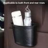 Автомобильная мусорка для автомобиля из искусственной кожи, подвесная сумка-органайзер на дверь для мусора, водонепроницаемый карман-органайзер для салона автомобиля