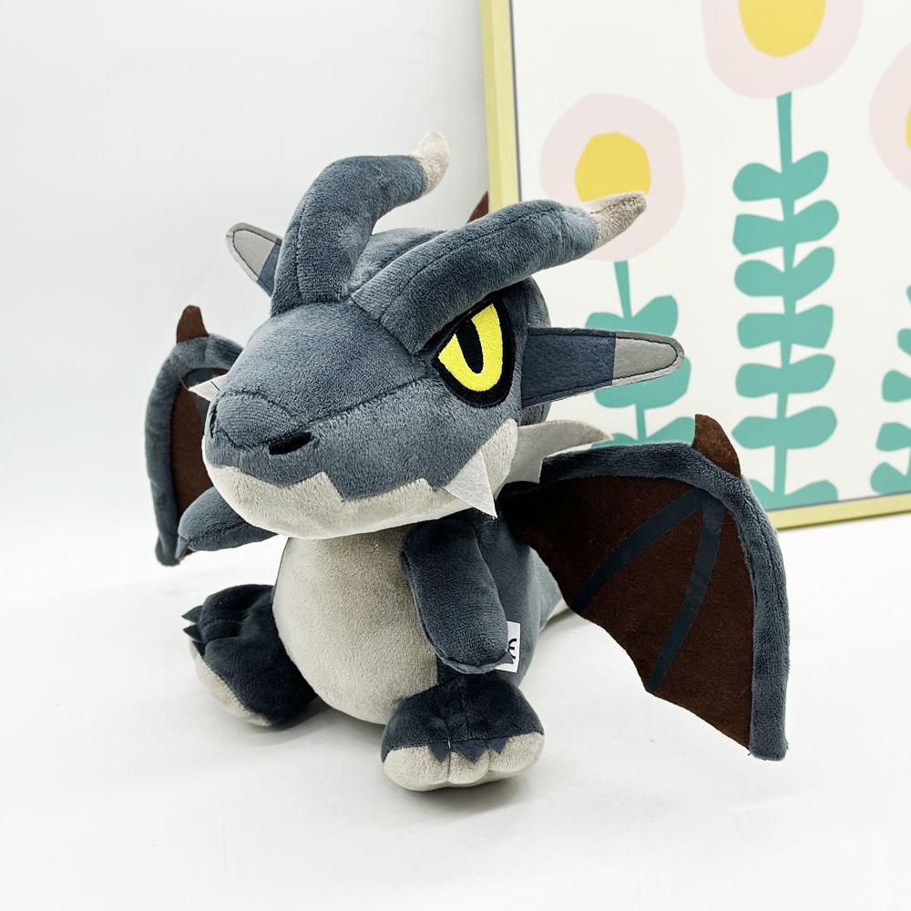 Плюшевая подушка-кукла Деформированный Фаталис из Monster Hunter, 35 см - Идеальный подарок, Коллекция фанатов или День рождения друзей детей