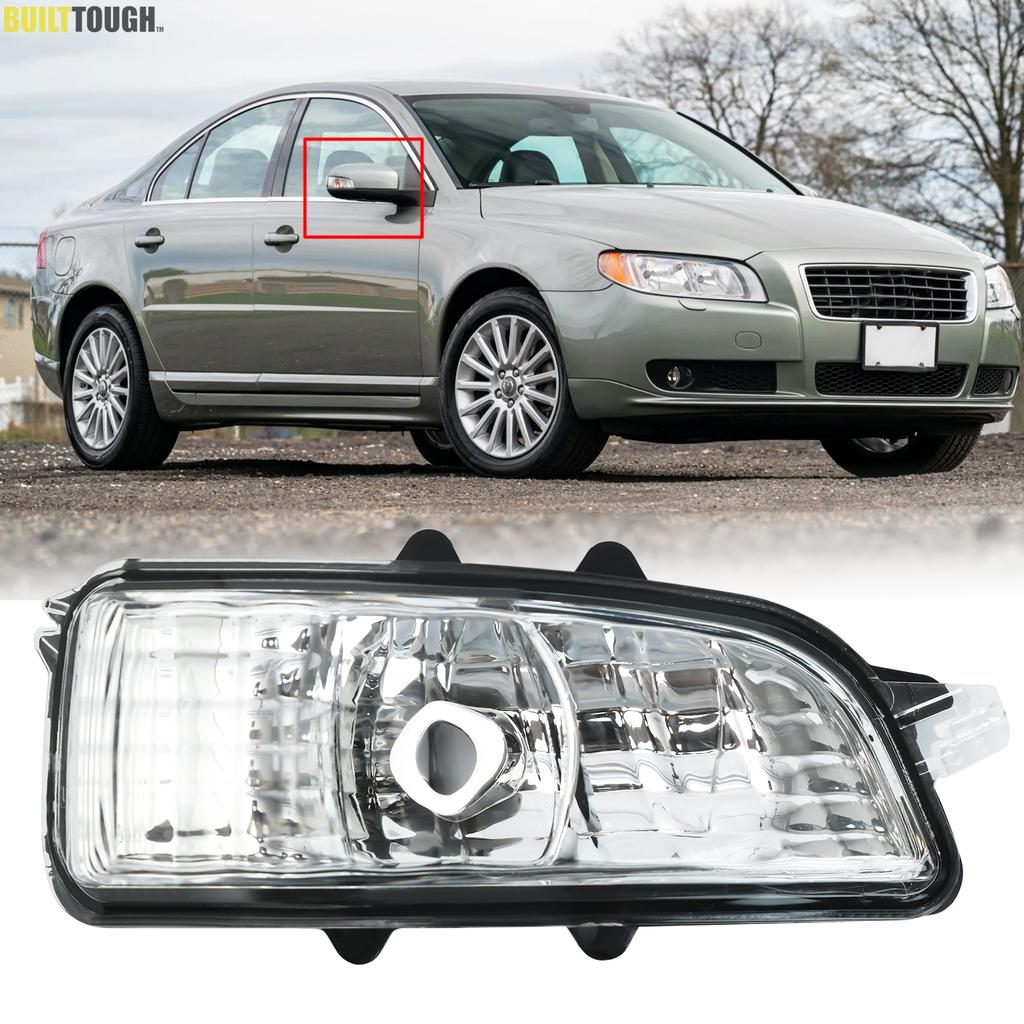 Righ Mirror Indicator Turn Signal Light Lamp Lens For Volvo S40 S60 S80 C30 C70 V50 V70 2008 To 2013 Car Headlight Accessories