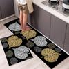 Fashionable Simple Nordic Style Kitchen Floor Mat Household Carpet Long Strip Door Mat Modern Home Decor 