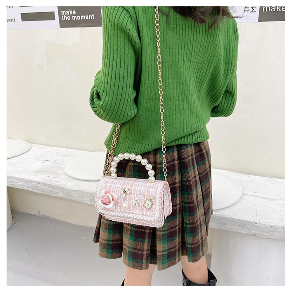 Сумки через плечо с цветочным декором Мини-сумка через плечо Новая детская сумочка для девочек