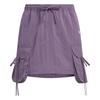 Originals Cargo Fashion Simple Loose Lace-Up Multi-Pocket Work Skirt Women Skirts Dark-Violet KB8963