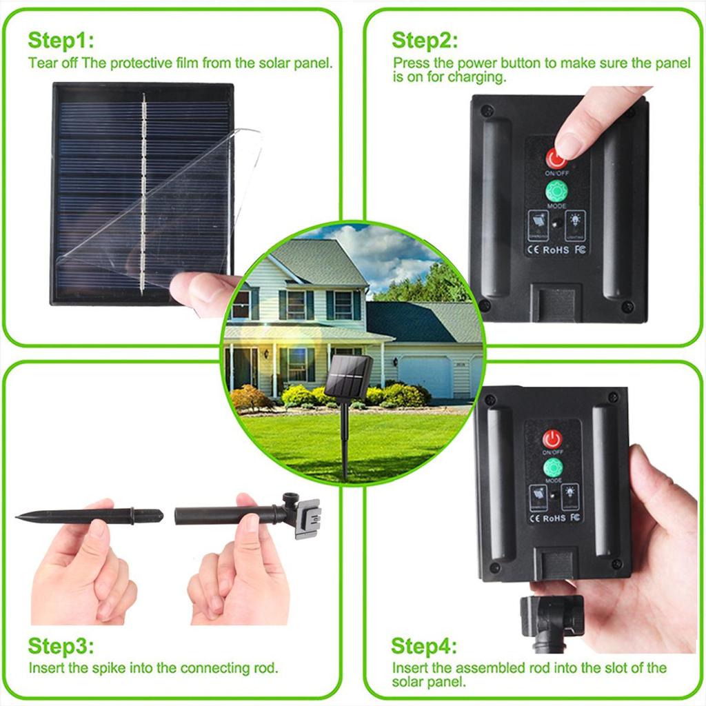 Уличные гирлянды на солнечной энергии, медная проволока, гирлянды, удаленные солнечные лампы для садовой вечеринки, патио, террасы, украшения для кемпинга