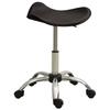 Stool - VIDAXL - Brown - Faux Leather - Adjustable Height - Swivel