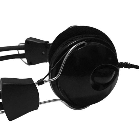 3.5mm Universal Noise Canceling Head-mounted Headset Wired Headphone with Mic for Computer