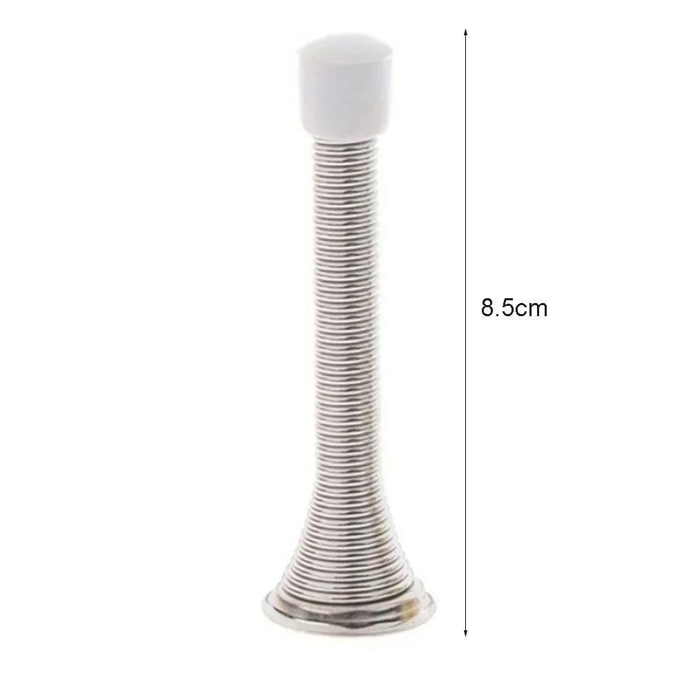 2 шт. металлический пружинный дверной стопор с нижней пластиной, винты, ветрозащитный дверной стопор, держатель, безопасность детей, защита дверей, стен, фурнитура