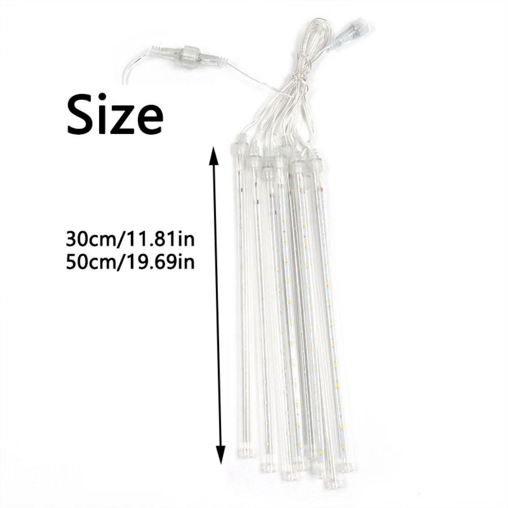 8 Tube Meteor Shower Rain Lights Waterproof Outdoor Raindrop Lights Party