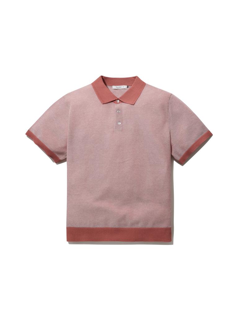 Мужская футболка-поло с коротким рукавом OLZEN Thierry Knit_Zog2Et1301