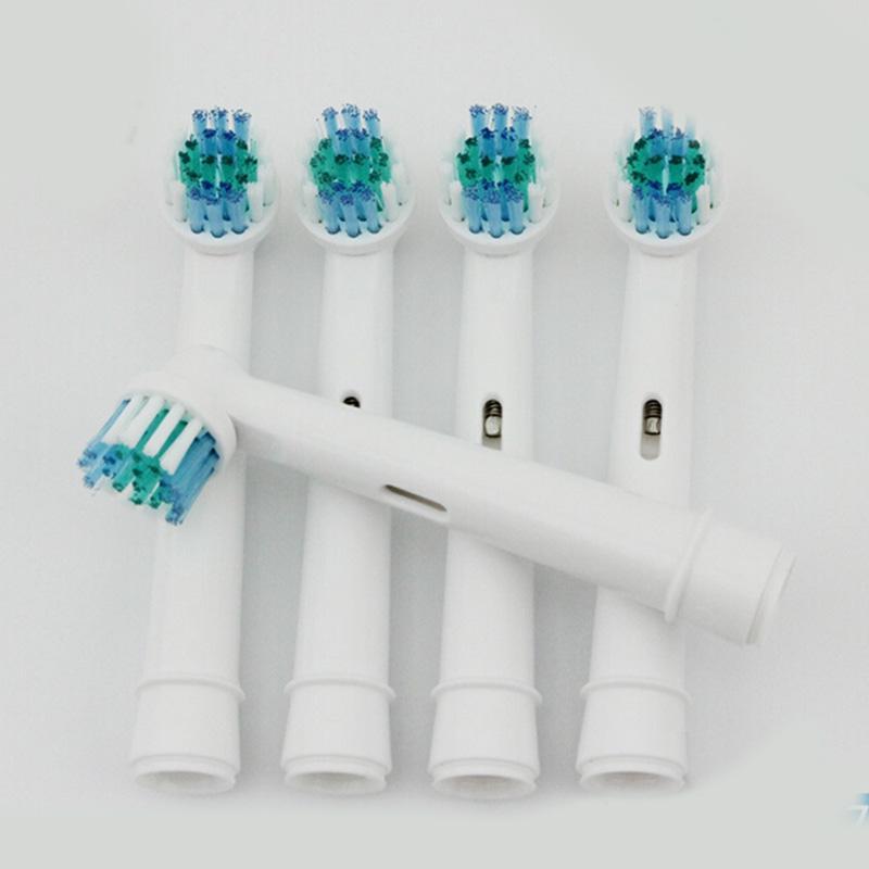 4PCS Brush Head Nozzles Replacement Toothbrush Head Floss Cross Action/Sensit Precision Clean Brush Head