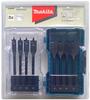 Makita Woodworking Flat Drill Bit Set of 8 Case Included Wood Drill Bit Spade Drill Bit E-08707 [Item]