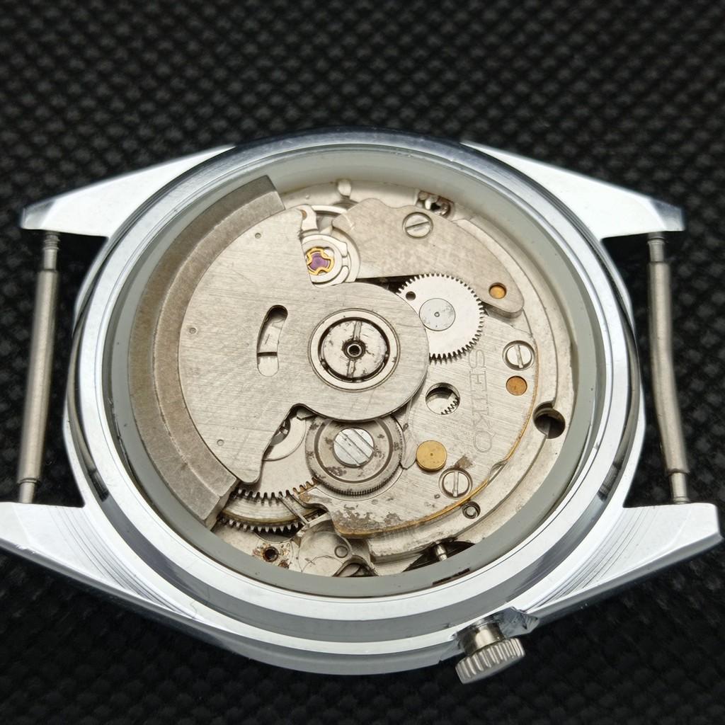 ВОССТАНОВЛЕННЫЕ ВИНТАЖНЫЕ МУЖСКИЕ ЧАСЫ SEIKO 5 AUTOMATIC 7009A ИЗ ЯПОНИИ, ЧЕРНЫЕ 598-a313081-2