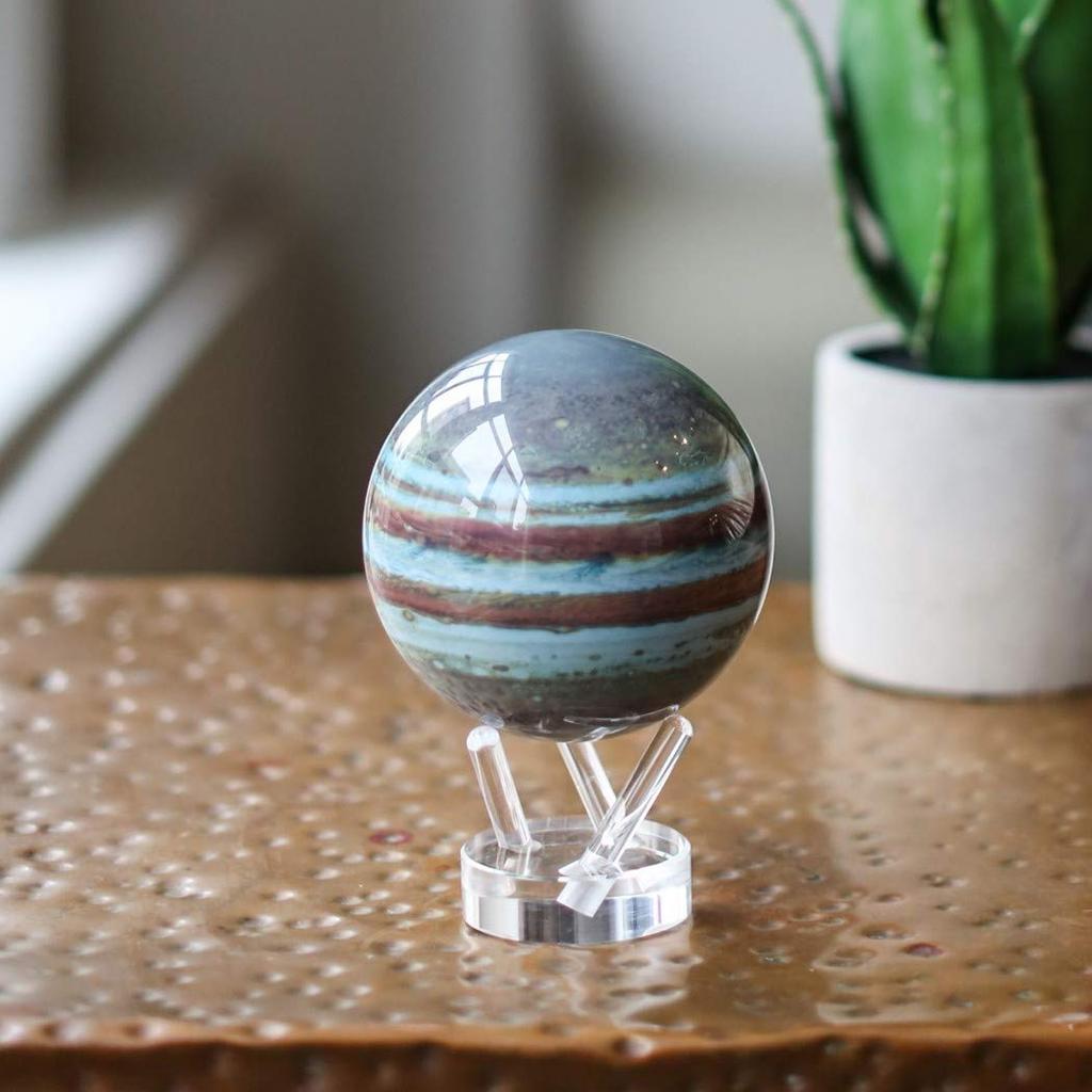 MOVA Globe L Outer Space Series Jupiter L With Base L Solar Powered Rotating Globe L Office Desktop Decor Unique Gift Home Decor L Kids L Jupiter CM