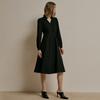 Wednesday Delight Wd_Designed Collar Button Dress