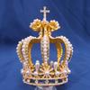 Жемчужное стекло, горный хрусталь, садовая корона, европейская тиара принцессы, круглая корона в стиле барокко, хрустальная полная корона, королевская тиара