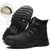 Rotating Button Safety Shoes Men Steel Toe Work Boots Black Work Sneakers Indestructible Shoes Puncture-Proof Protective Shoes