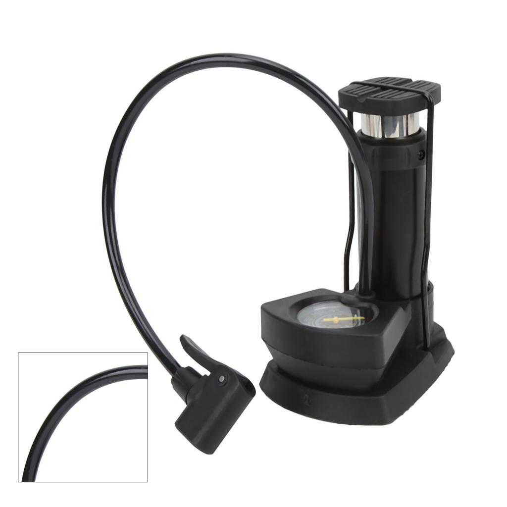 Ножной насос Алюминиевый сплав Высокое давление Портативный Мини Педальный насос для велосипеда Баскетбола Надувной