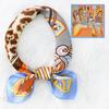 Women'S New Fashionable Atmosphere Simulation Silk Scarf Neck Protection Scarf Spring Summer Autumn Square Scarf