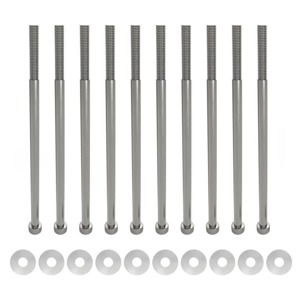 Болты впускного коллектора из нержавеющей стали подходят для LS1 LSX LS2 LS3 LS6 Camaro Corvette GM