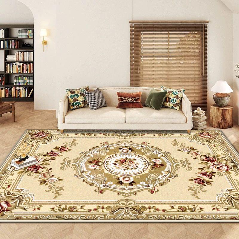 Богемный Ретро Ковер для Гостиной Американский Стиль Декорация Дома Легкая Чистка Моющийся Коврик Ковер для Спальни Гардеробной Входной Дверной Коврик