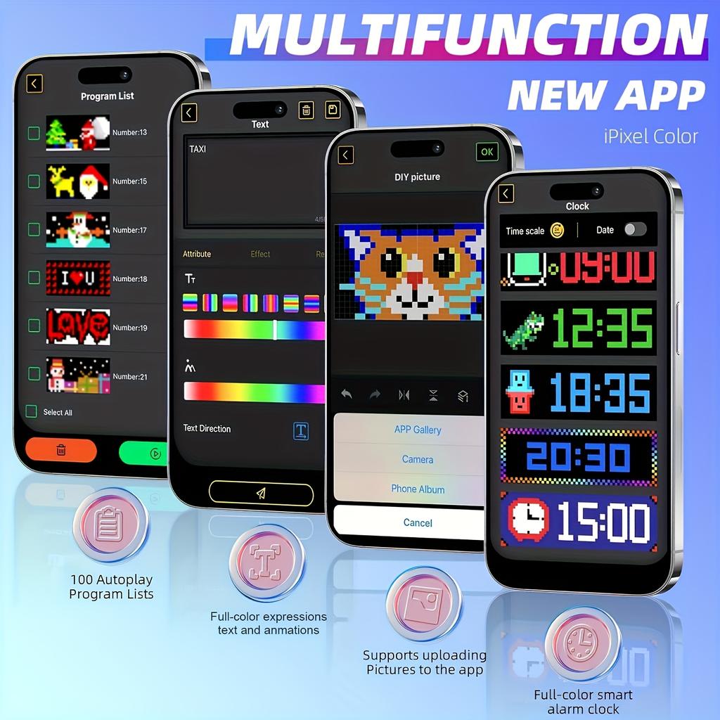 Devil's Eye Car Display With Application And Remote Control Dynamic Big Eyes Matrix LED Screen