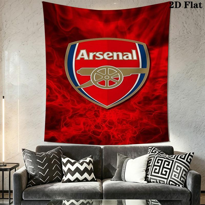 Arsenal logo Wall Hanging Printed Fabric Blanket Decorative Tapestries for Bedroom Living Room Home Decor