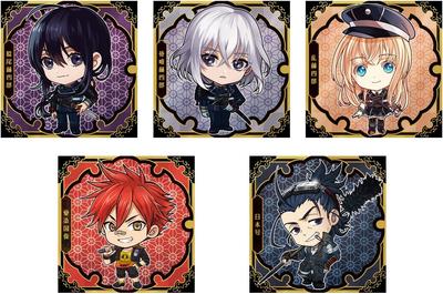 Набор стикеров-вафель "Touken Ranbu ONLINE" 3, 20 штук, КОРОБКА (Конфеты-игрушки)