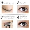 3Pcs/Set Eyelash Brush Comb Ergonomic Angle Scalloped Lashes Brush Separator Tool Portable Women Girls Eyelash Definer Mascara Applicator Brush