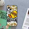 B Duck милый желтый модный чехол для телефона чехол для iPhone Xiaomi Mi Samsung Galaxy Redmi Note AS 11 12 13 14 15 22 23 24 5G Pro Plus Max Fe Ultra