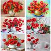 New 5D DIY Diamond Painting Flower Diamond Embroidery Scenery Rhinestones Crafts Full Round Drill Home Decor Art Gift