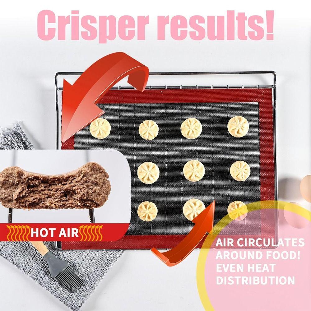 1/2 шт. Термостойкий перфорированный силиконовый коврик для выпечки Кухонные аксессуары для выпечки