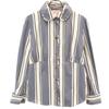 Vivienne Westwood Red Label Рубашка в полоску с длинным рукавом 2 серых Женская Б/У