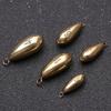 5pcs Split Line Sinkers Additional Weight Sinker Hook Connector Brass Fishing Lead fall