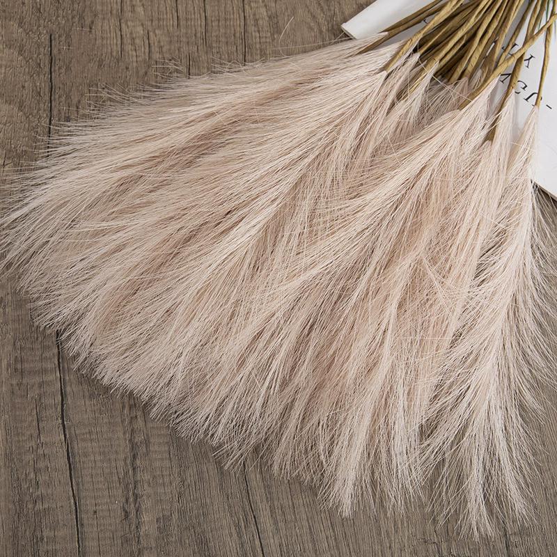 Искусственный тростник Ветер Букет Имитация цветов Богемный Декор для дома Гостиная Искусственный тростник Рождество Свадебное украшение