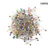 100pcs Mix Color Round Head Clothing Pin Dressmaking Wedding Corsage Florists Sewing Pins
