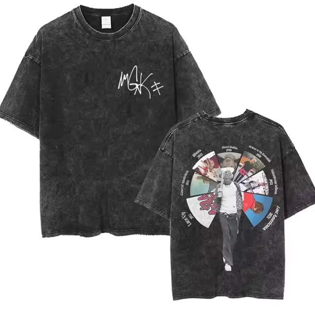 K Kelly Outfit Hip Hop Short Sleeve Street Casual Loose Y Lost Men And Women Can Be Washed In The United States 2Kmg