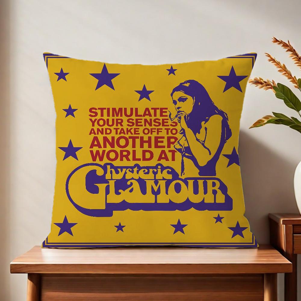 Hhysteric band Glamour cushion cover For Pillow Printing Sofa Decoration Home Car Room Coffee Shop Office Nordic Simplicity