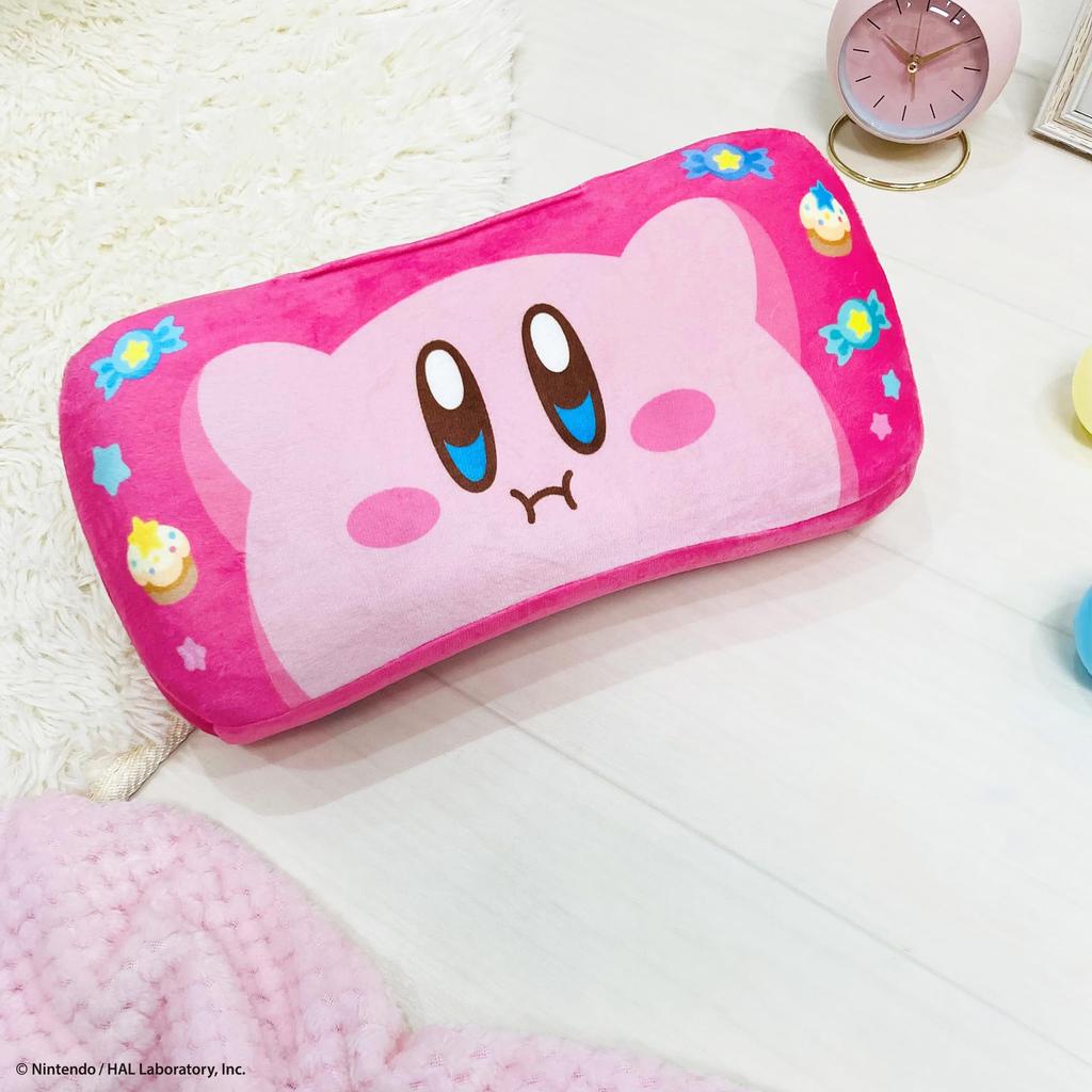 MORIPiLO Подушка из пены с эффектом памяти Kirby's Dream Land 16x33x8 см, поддержка талии, поддержка спины, мягкая игрушка, подушка Suikomi Pink Morishita 4621542