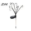 Decorative Halloween Porch Lighting Solar Garden Lights, Ghost Pumpkin Witch Hat String Holiday Party Lights IP54 Waterproof Outdoor LED Path for Yard