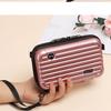 2025 Мини чемодан с жестким корпусом: Компактная косметичка и дорожная сумка-кроссбоди для хранения