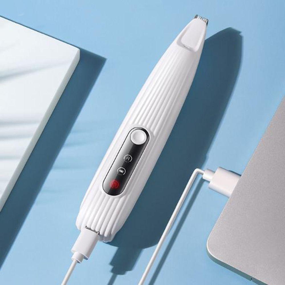 Низкошумная машинка для стрижки лап животных, перезаряжаемая через USB, с умным дисплеем, триммер для шерсти на лапах со светодиодом, водонепроницаемая, машинка для стрижки шерсти кошек, для стрижки мордочки
