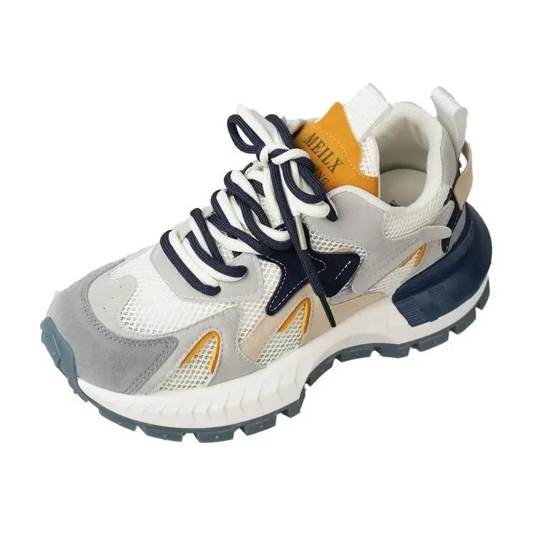 Модные женские кроссовки женские кроссовки на вулканизированной платформе повседневные женские туфли на плоской подошве сетчатые дышащие кроссовки для бега и ходьбы массивные летние спортивные