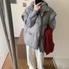 2024 осень и зима новый популярный белый утиный пух женский корейский повседневный пуховый жилет свободный теплый жилет куртка