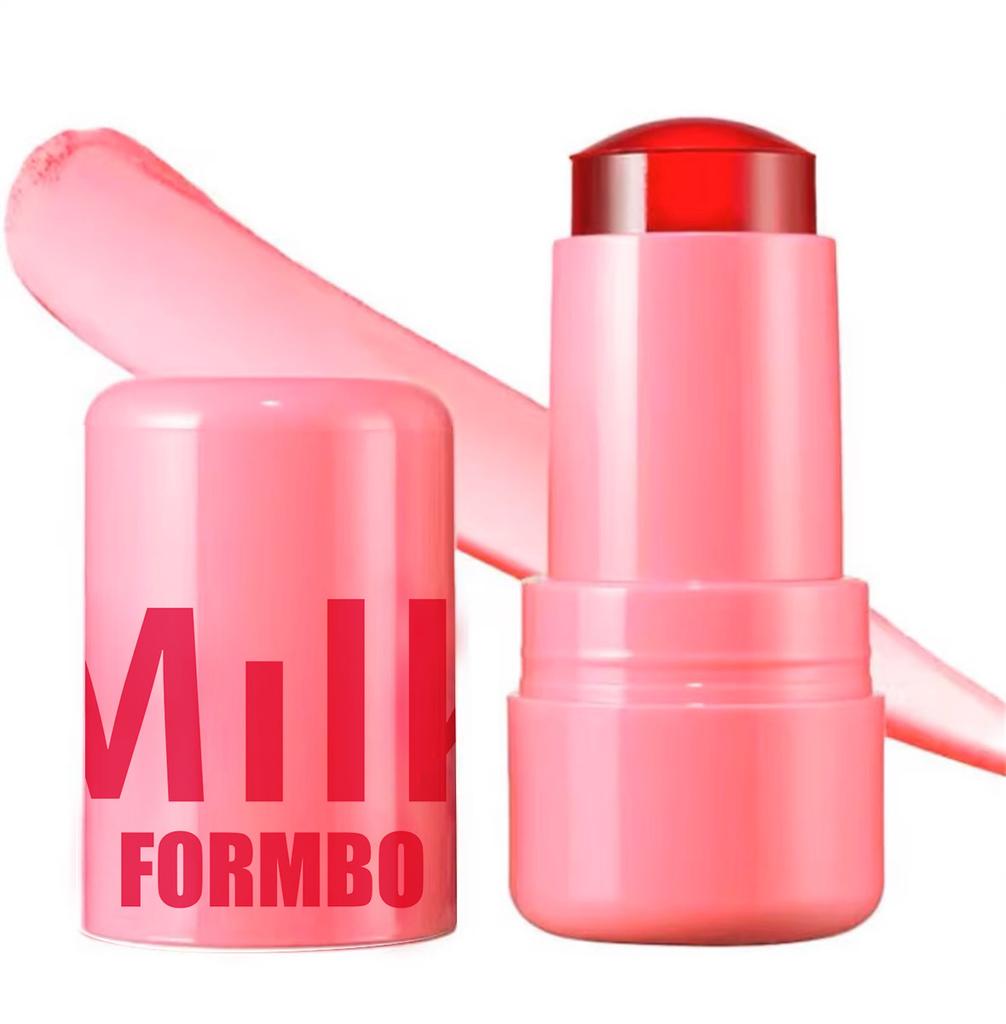 4 Color Blush Jelly Lipstick Rouge Cream Shimmer Blusher Stick Monochrome Blush Mud Matte Moisturizing Makeup Lip Tint Cheek Color