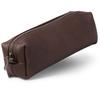 Иношима Кожаная мастерская Большой вместимости Кожа коровы Пенал Шоколадный,